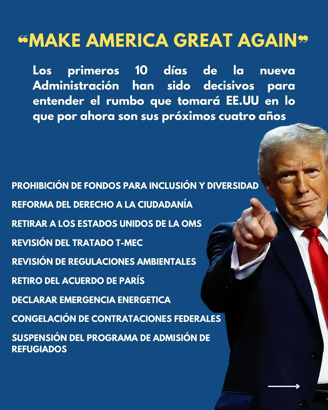 A 10 días de la Administración Trump, imagen 2 de 9